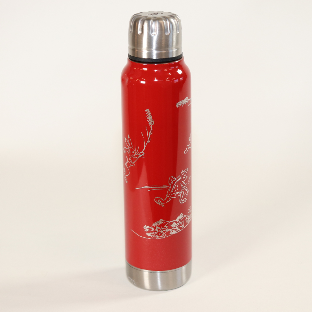 【アウトレット商品】URUSHI UMBRELLA BOTTLE　鳥獣戯画　赤　